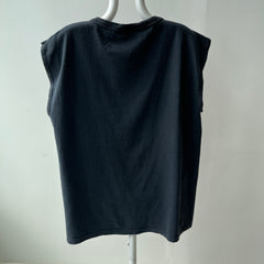 1980s Faded Blank Black FOTL Pocket T-Shirt