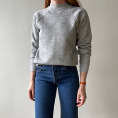 1980s Blank Grey Sweatshirt