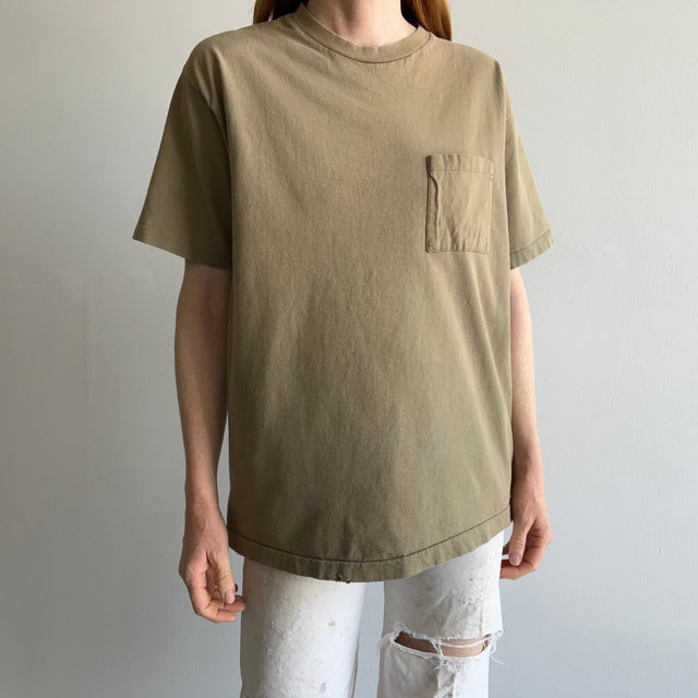 1990s Desert Sand Cotton Pocket T-Shirt