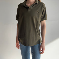 1980s USA Made Ralph Lauren Jersey Polo Shirt