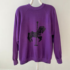 1980s Carousel Horse Sweatshirt - Awwww