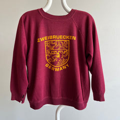 1970s Zweibruecken Germany Thrashed Sweatshirt