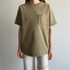 1990s Desert Sand Cotton Pocket T-Shirt