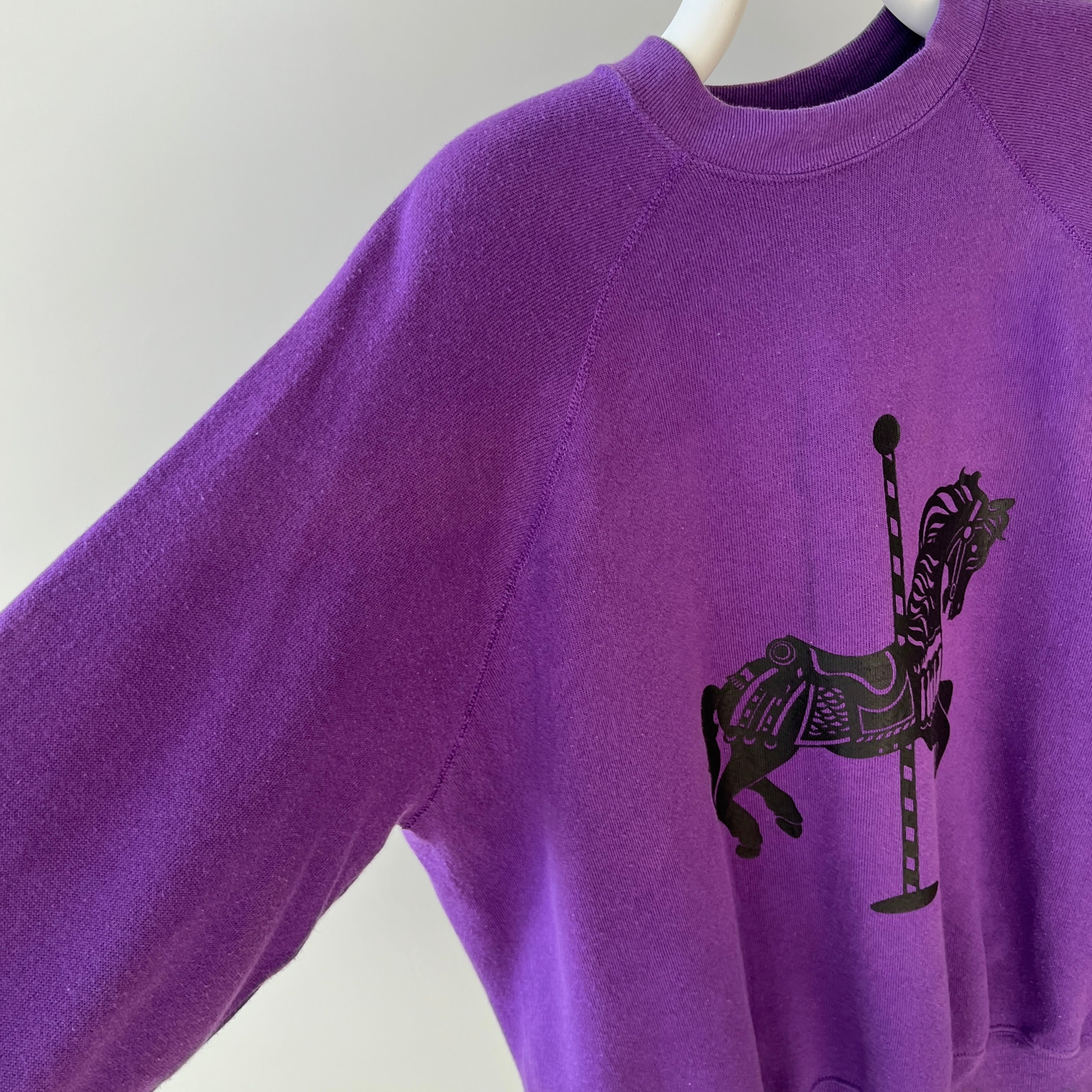 1980s Carousel Horse Sweatshirt - Awwww