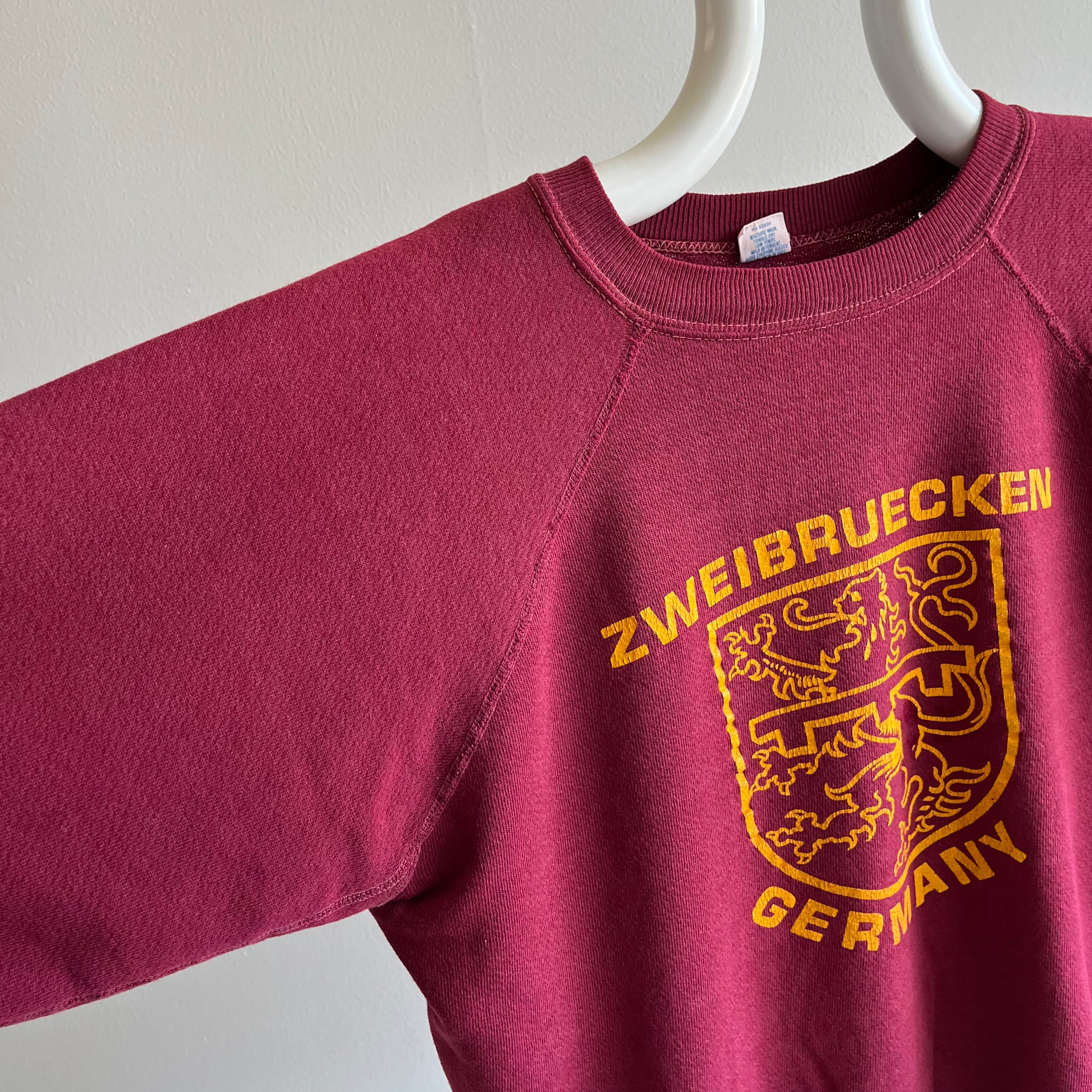 1970s Zweibruecken Germany Thrashed Sweatshirt