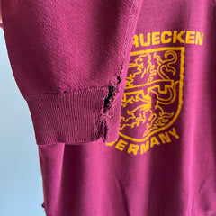 1970s Zweibruecken Germany Thrashed Sweatshirt