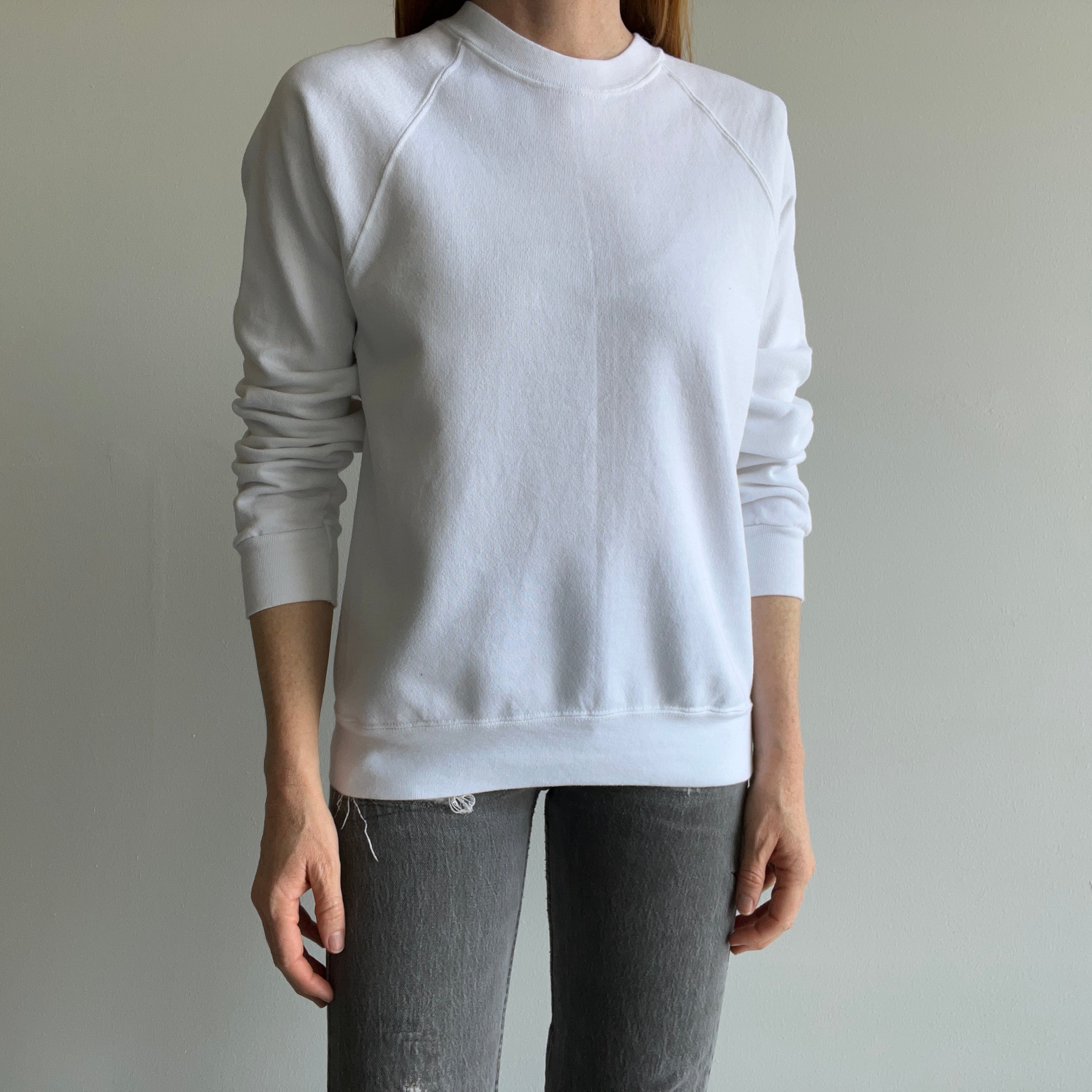 1980s Blank White Raglan (Every Vintage Loving Closet *Needs* One)