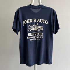 1990s John's Auto Service - Barrington, New Jersey - T-Shirt