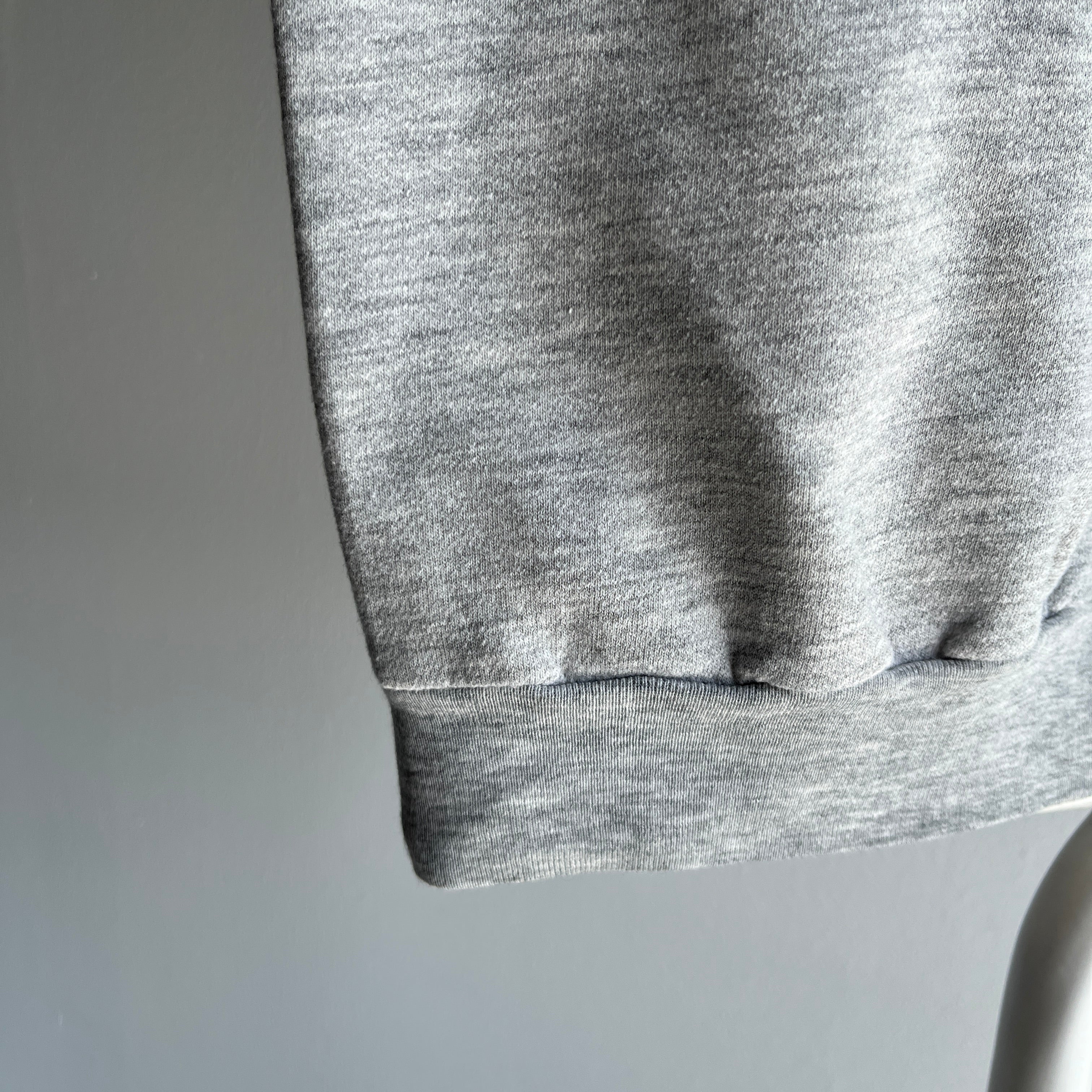 1980s Locker Tops Two Tone Muscle Warm Up Sweatshirt