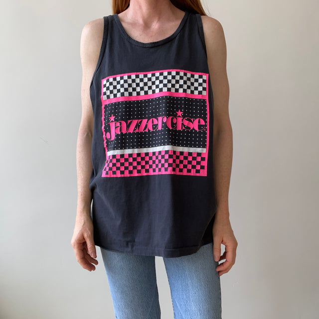 1980s Jazzercise Tank-Top - !!!