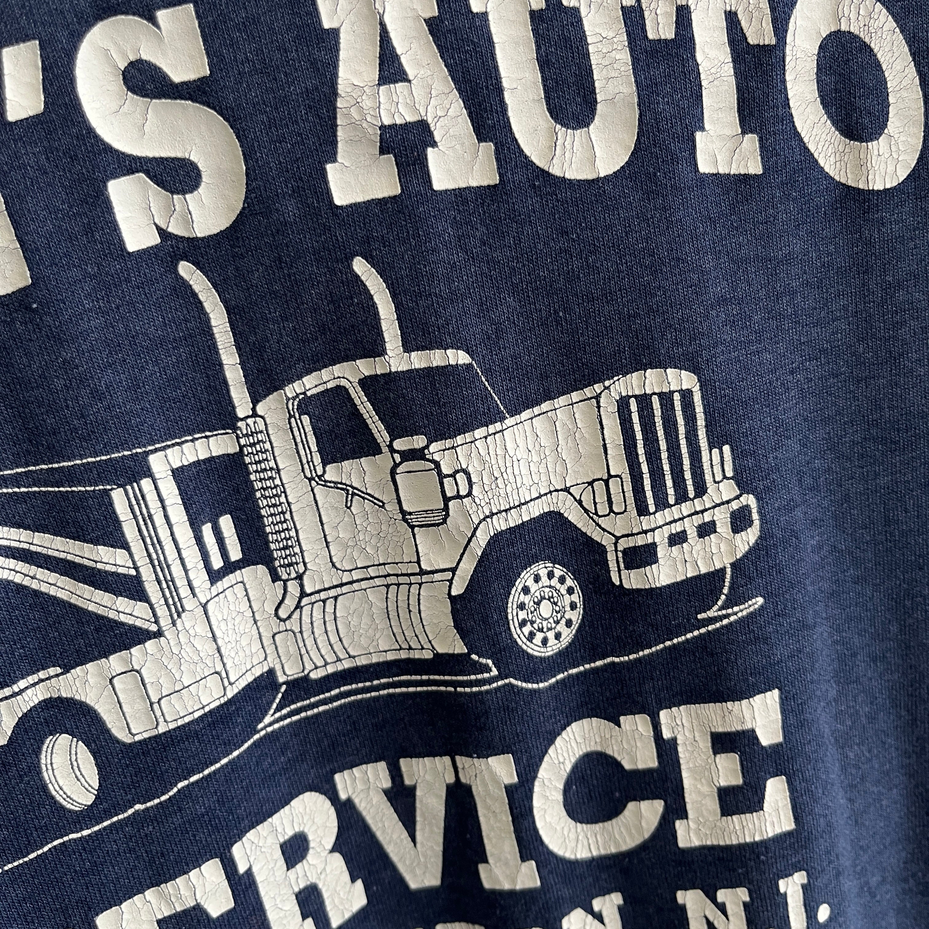 1990s John's Auto Service - Barrington, New Jersey - T-Shirt