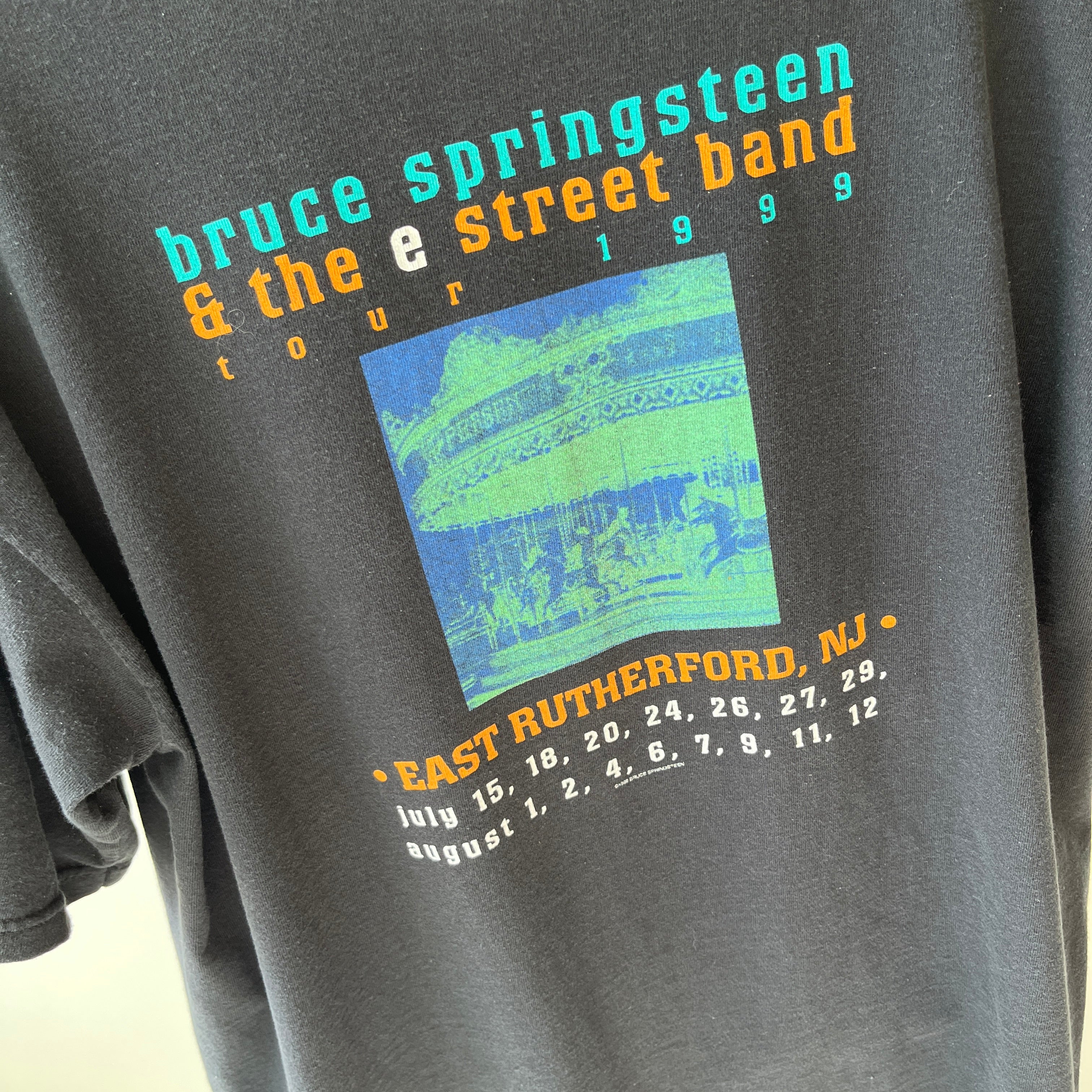 1999 Bruce Springsteen and the E Street Band Front and Back T-Shirt