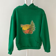 1980s I'd Rather Be Camping Pull Over Hoodie by Russell Brand