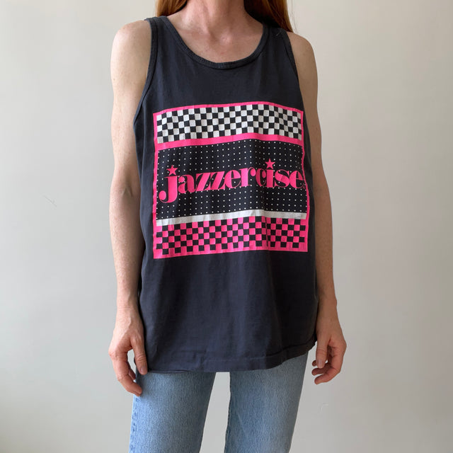 1980s Jazzercise Tank-Top - !!!