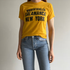 1980s Whereinthehellis Salamanca New York T-Shirt