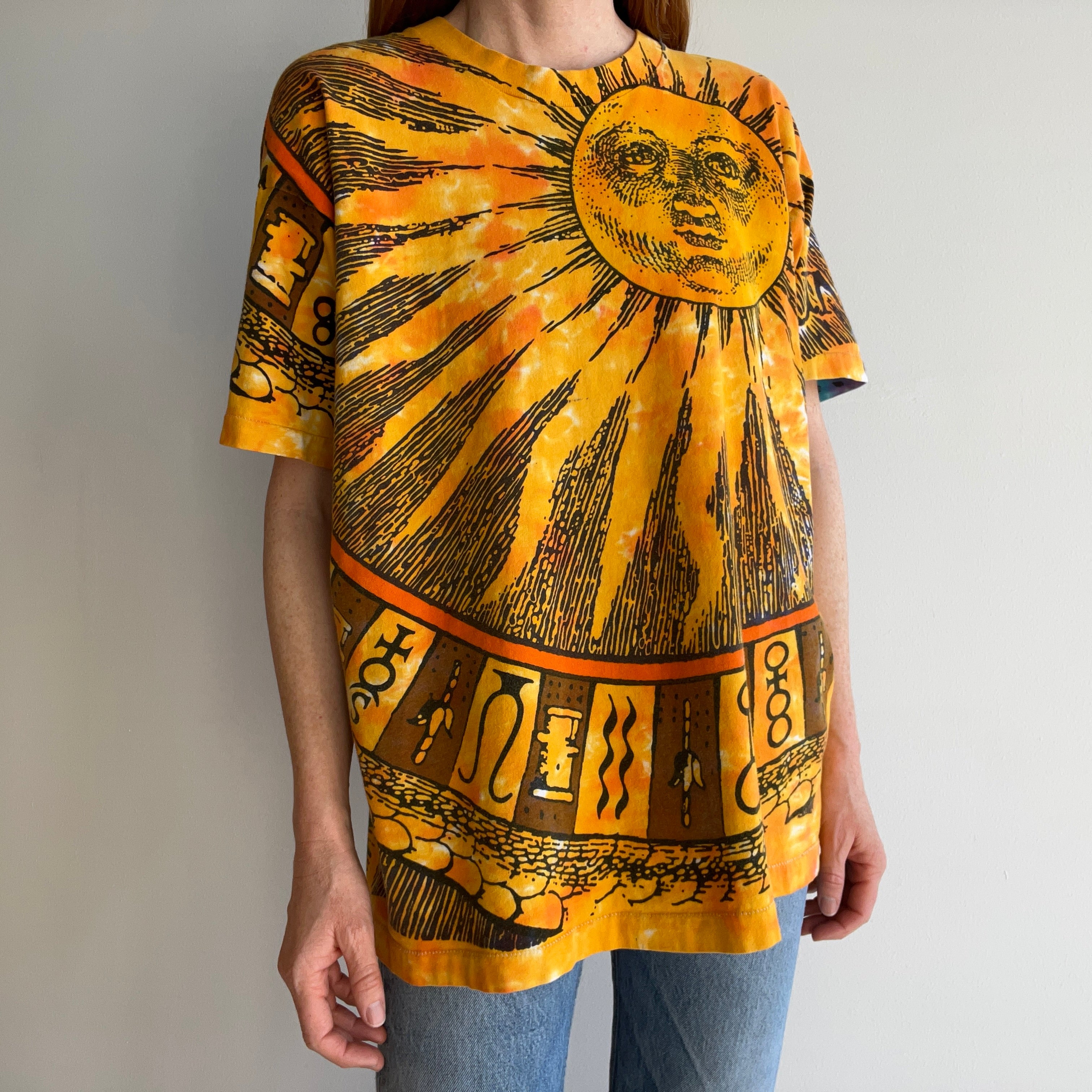 1992 Sun Dial and Moon T-Shirt by Liquid Blue - Collectible - By Chris Pinkerton