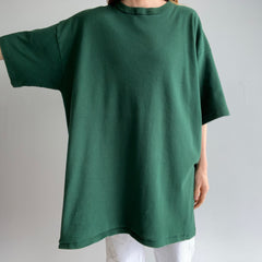 1980s One Size Fits Most Knit Deep Green T-Shirt