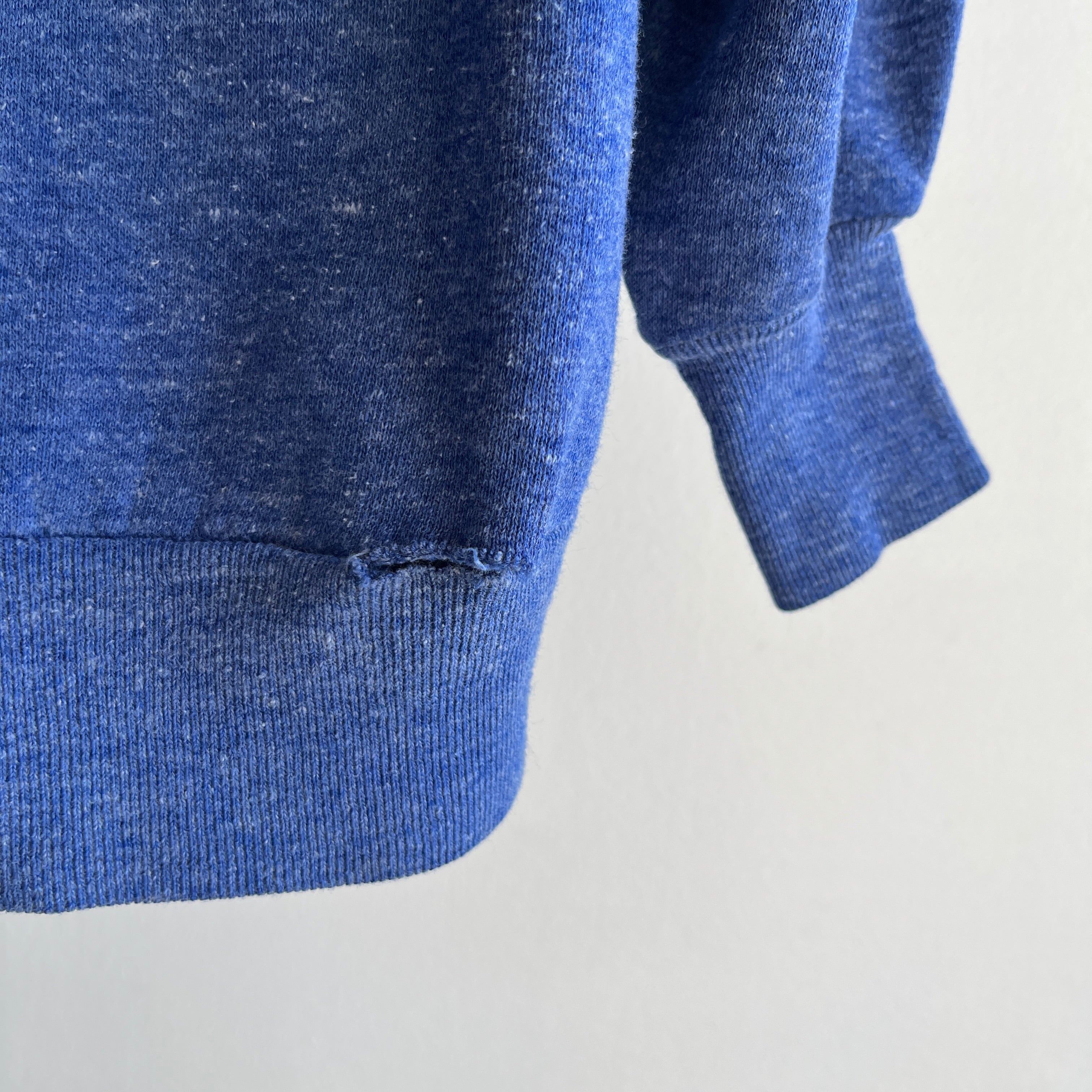 1970s Heather Blue Raglan - Sweet Thing!