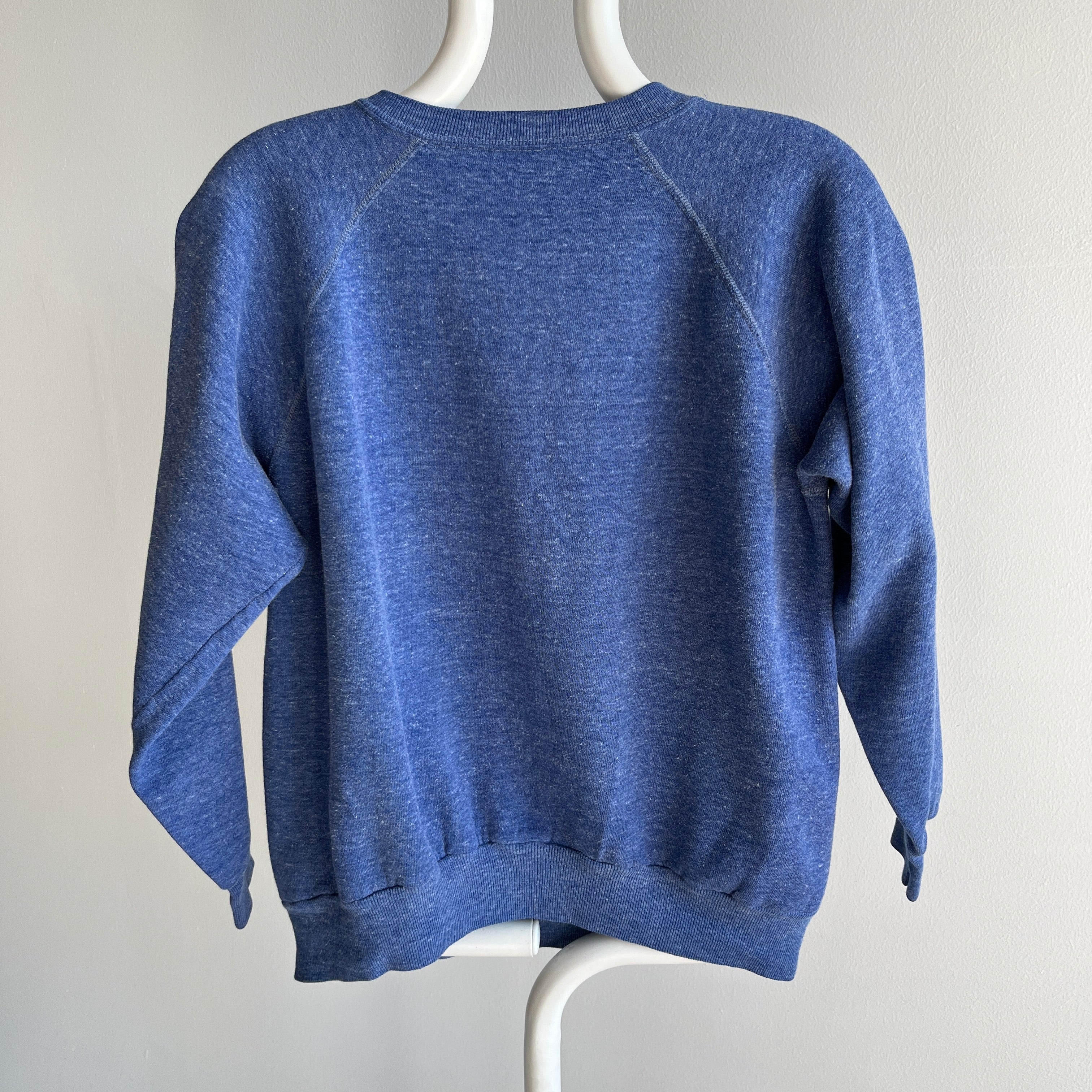 1970s Heather Blue Raglan - Sweet Thing!