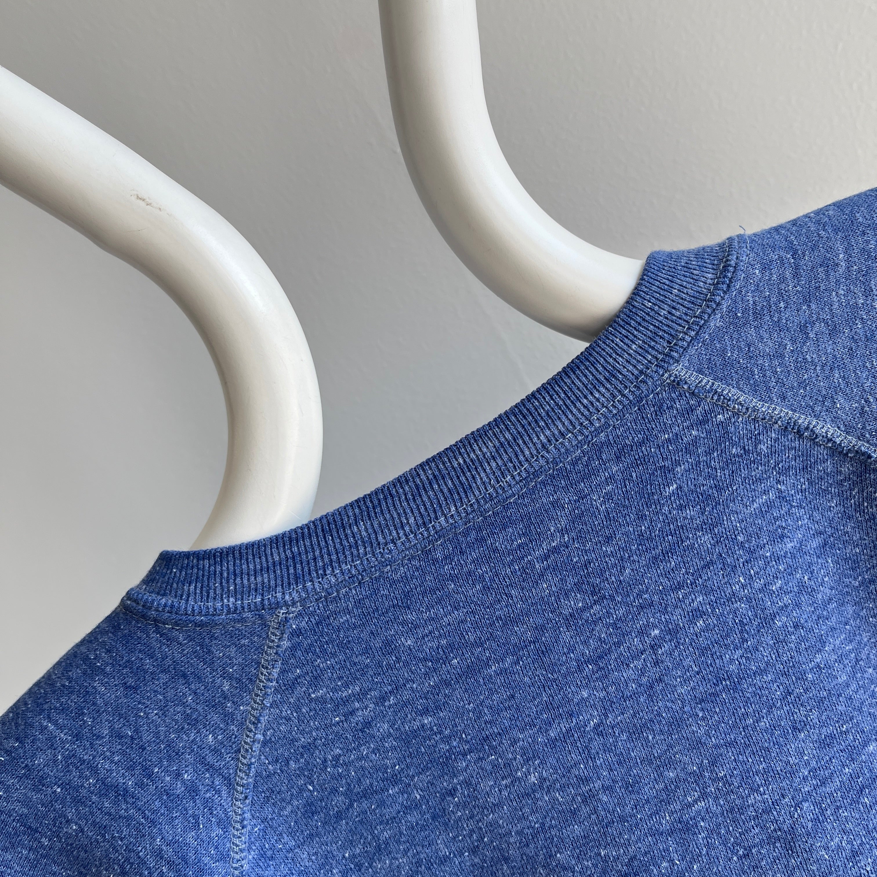 1970s Heather Blue Raglan - Sweet Thing!