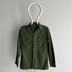 1980s Army Cotton Shirt - Smaller Size