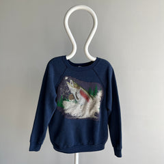 1980s DIY Giant Fish Sweatshirt