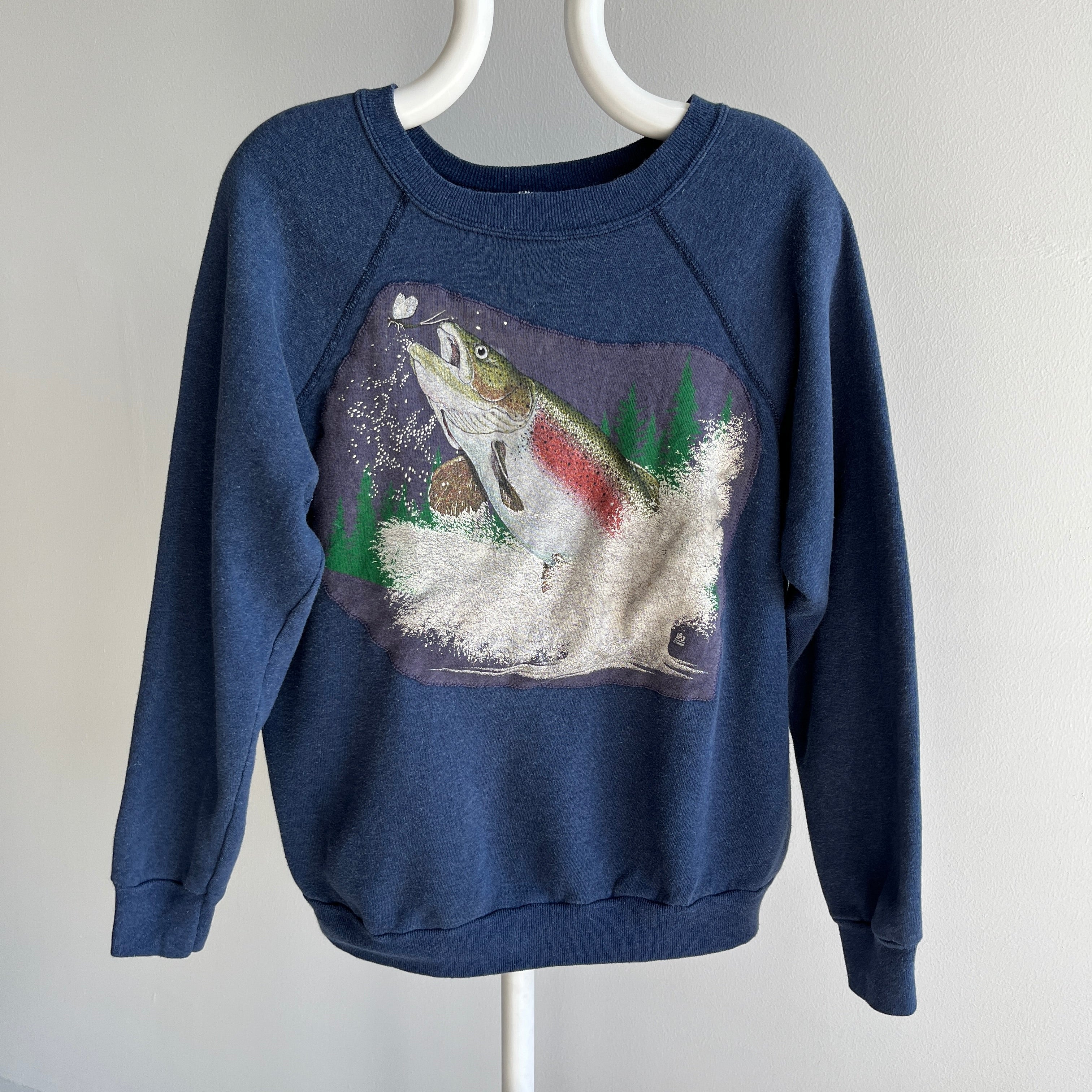 1980s DIY Giant Fish Sweatshirt