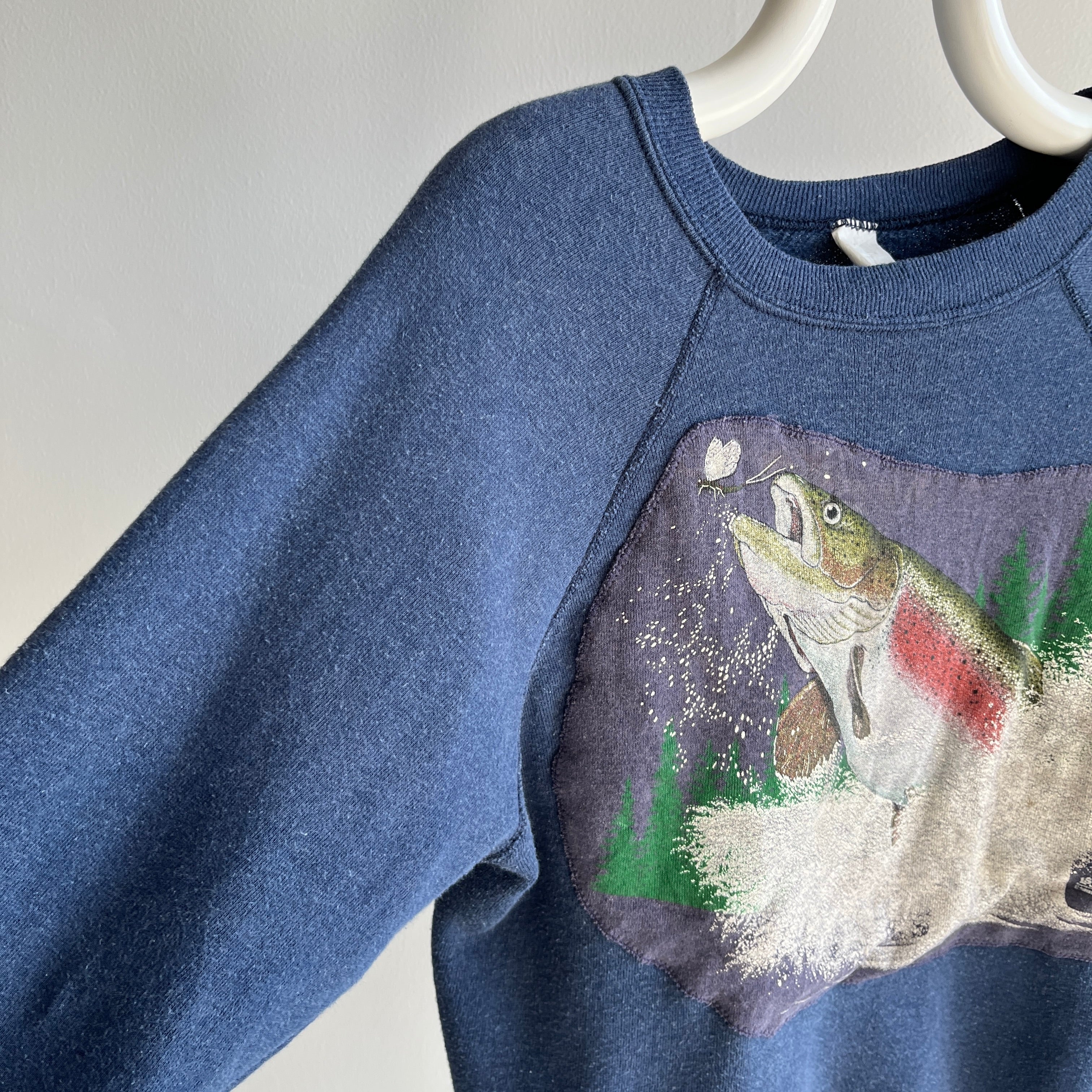 1980s DIY Giant Fish Sweatshirt