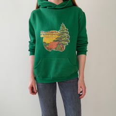 1980s I'd Rather Be Camping Pull Over Hoodie by Russell Brand