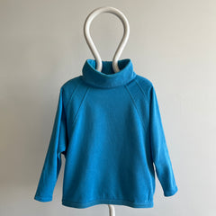 1980s Mega Turtleneck Dolman Sleeve Shoulder Padded Sweatshirt - WOWZA