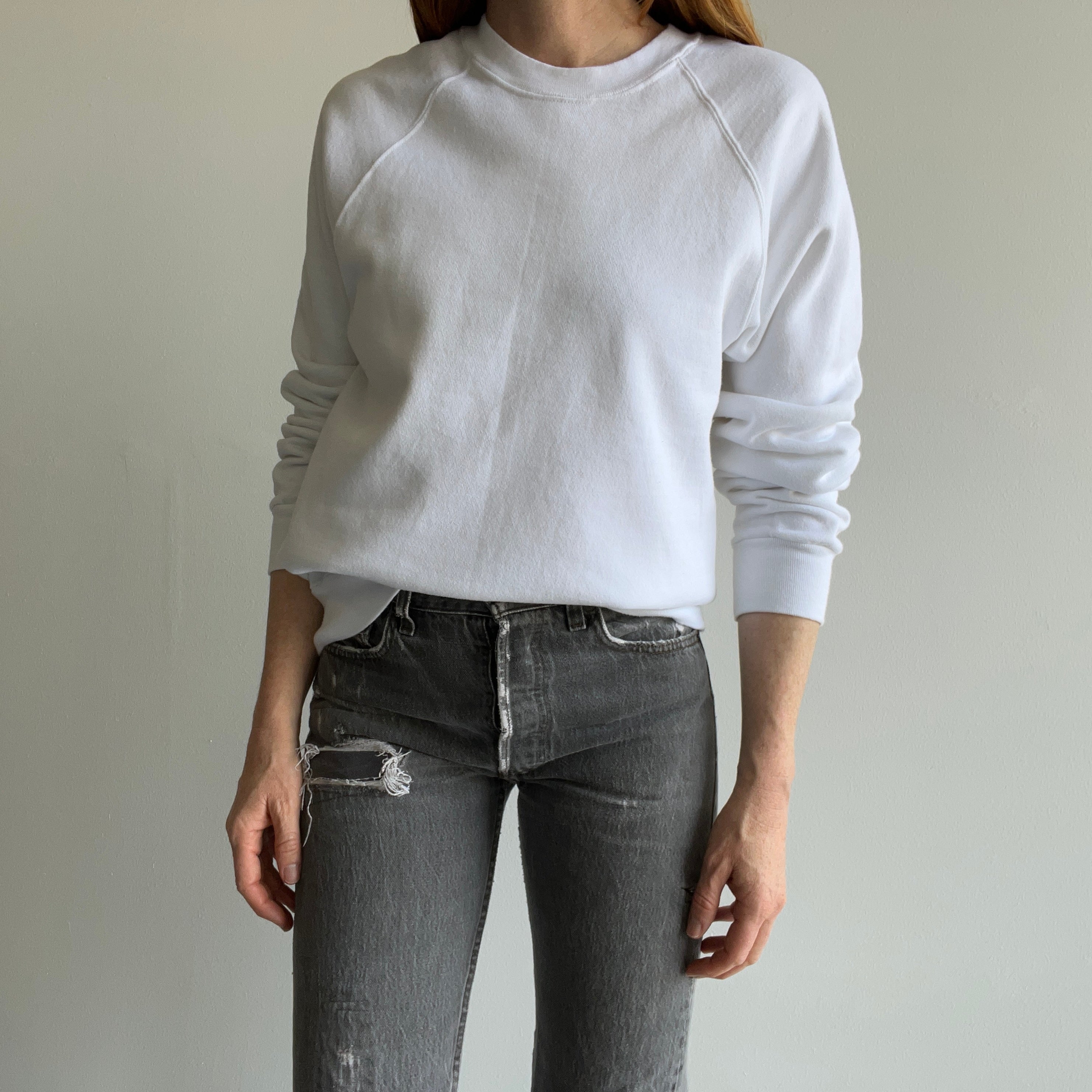 1980s Blank White Raglan (Every Vintage Loving Closet *Needs* One)