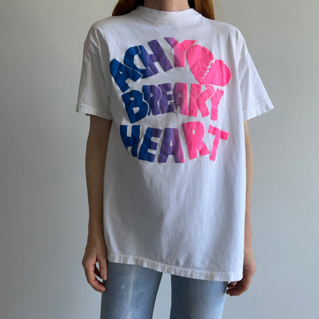 1992 Achy Breaky Heart Slightly Off Centered T-Shirt