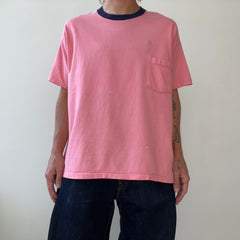 T-shirt teinté de peinture noire vierge des années 00