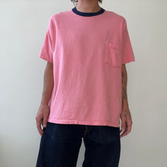 T-shirt teinté de peinture noire vierge des années 00