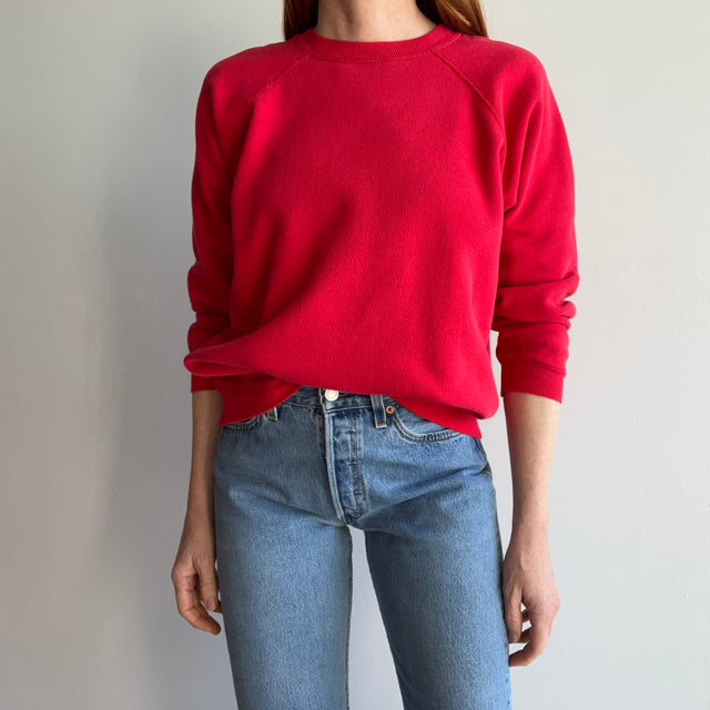 1980/90s 80s Eighties Red Raglan by HHW