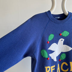 1980s DIY Peace Sweatshirt - The Sweetest