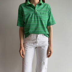 1970s Striped Lightweight Polo Shirt - THIS