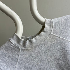 1980s Lighter Blank Gray FOTL Sweatshirt with Good Arms