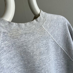 1980s Lighter Blank Gray FOTL Sweatshirt with Good Arms