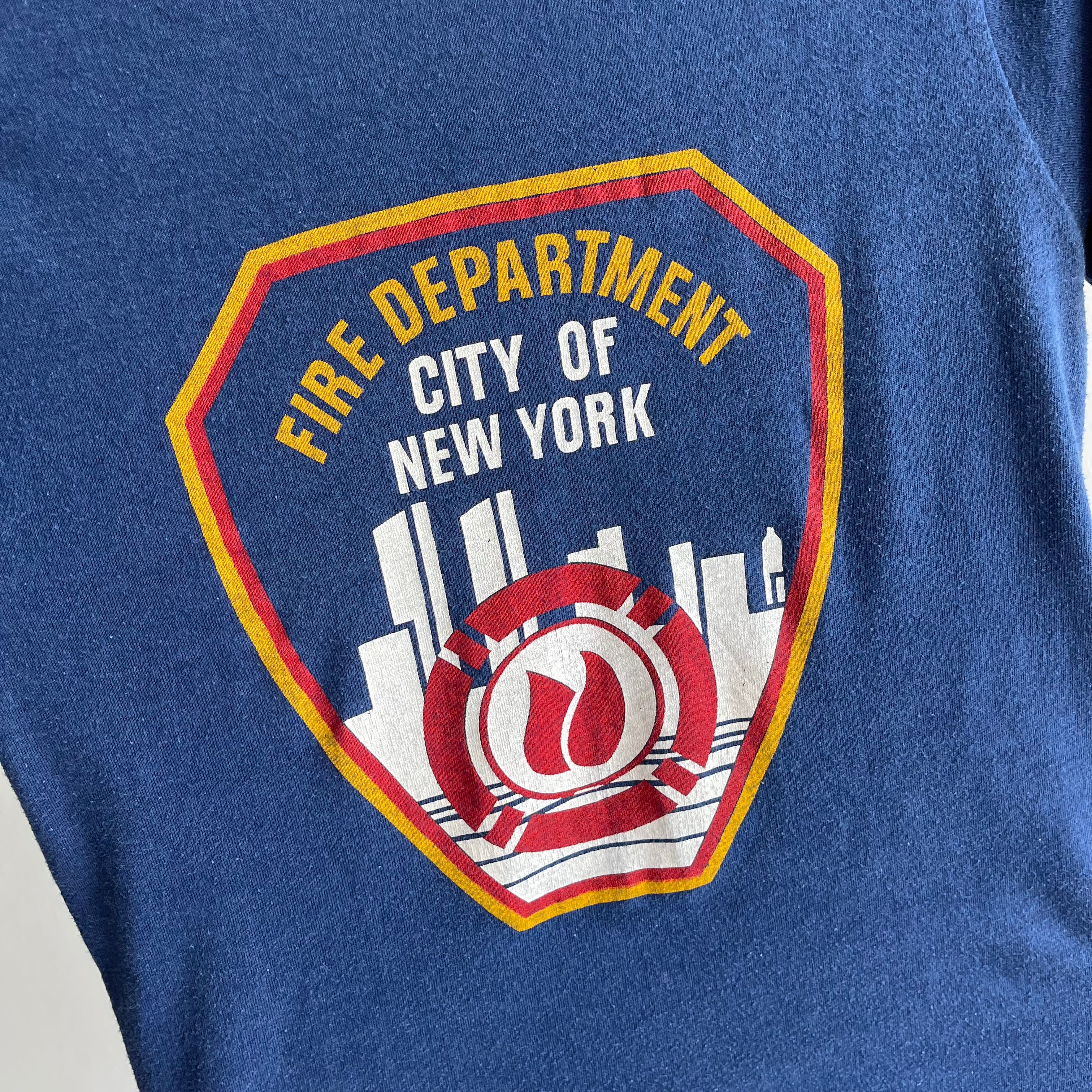1970s FDNY FItted Smaller T-Shirt
