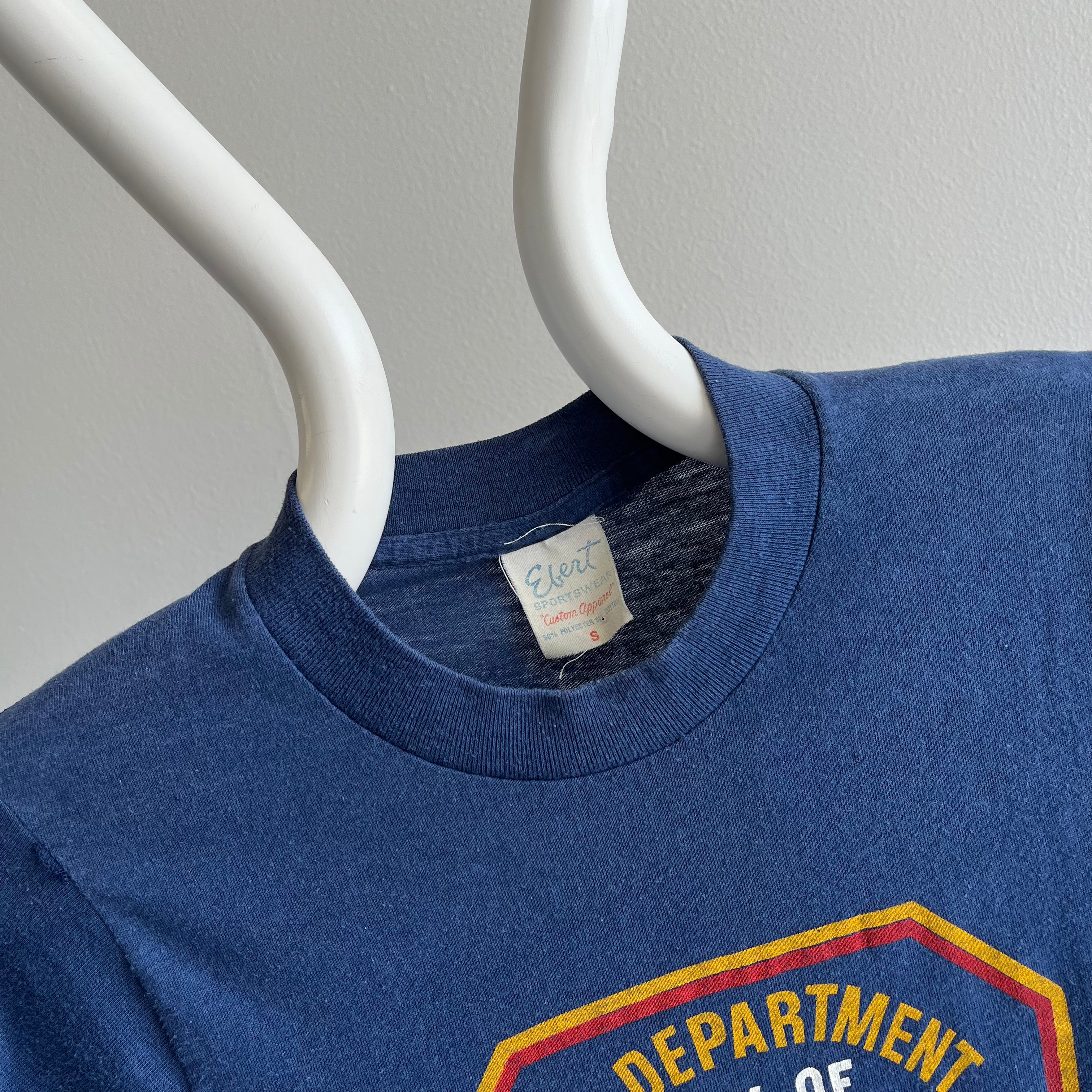 1970s FDNY FItted Smaller T-Shirt