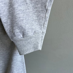 1980s Lighter Blank Gray FOTL Sweatshirt with Good Arms