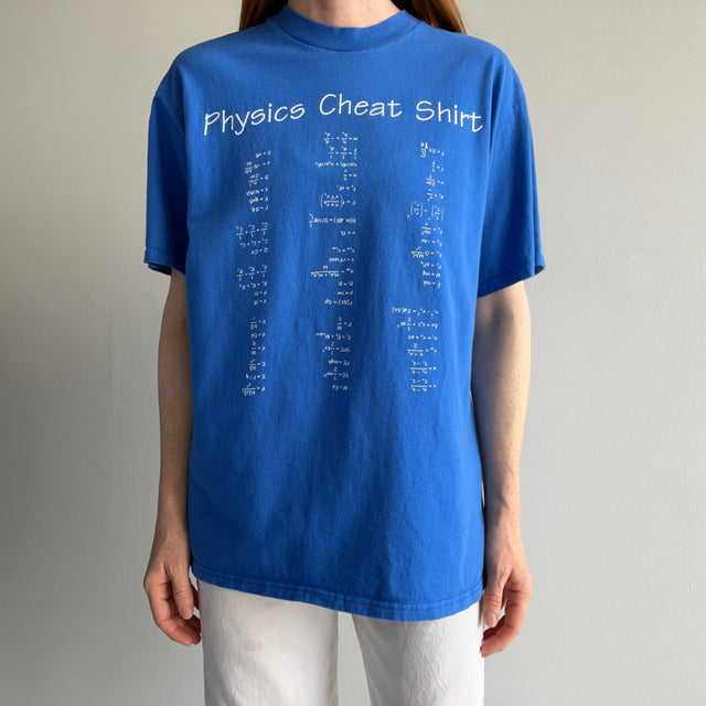 1990s Physics Cheat Sheet (It's Upside Down) - With a backside - T-Shirt