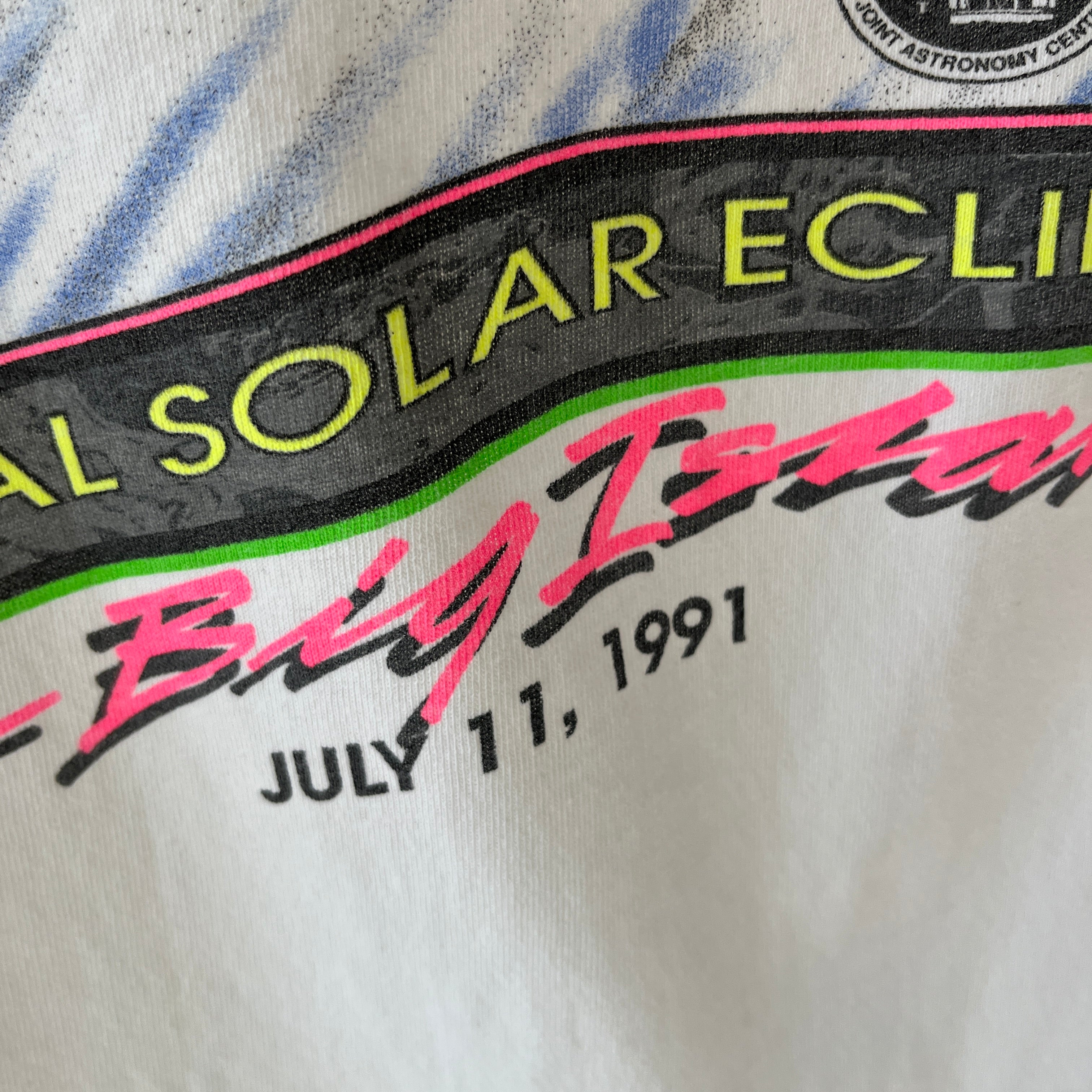 1991 Year of the Eclipse - Big Island of Hawaii - T-Shirt on a Stedman Hi-Cru