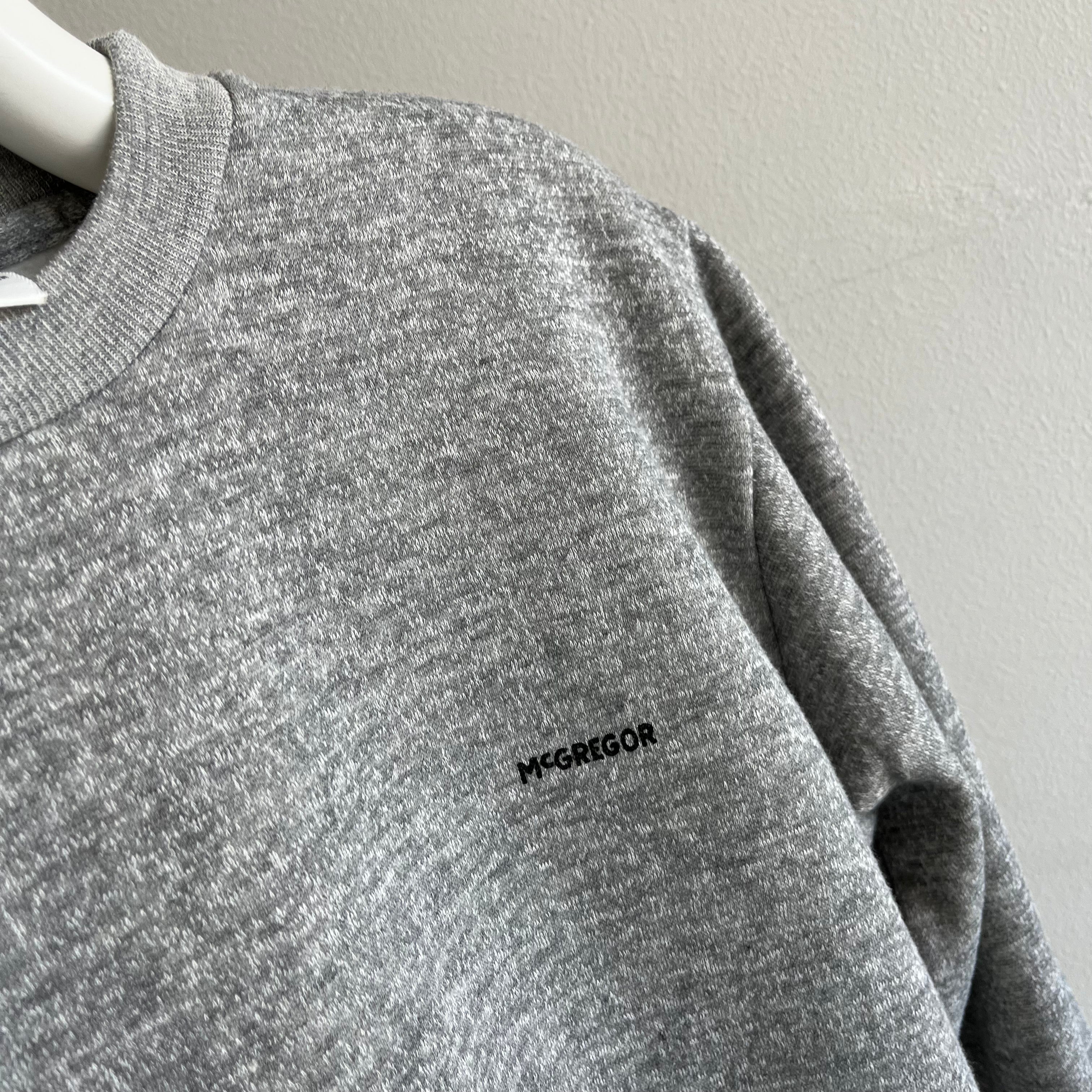 1980s MsGregor - Never Worn - Gray Sweatshirt - So Cozy