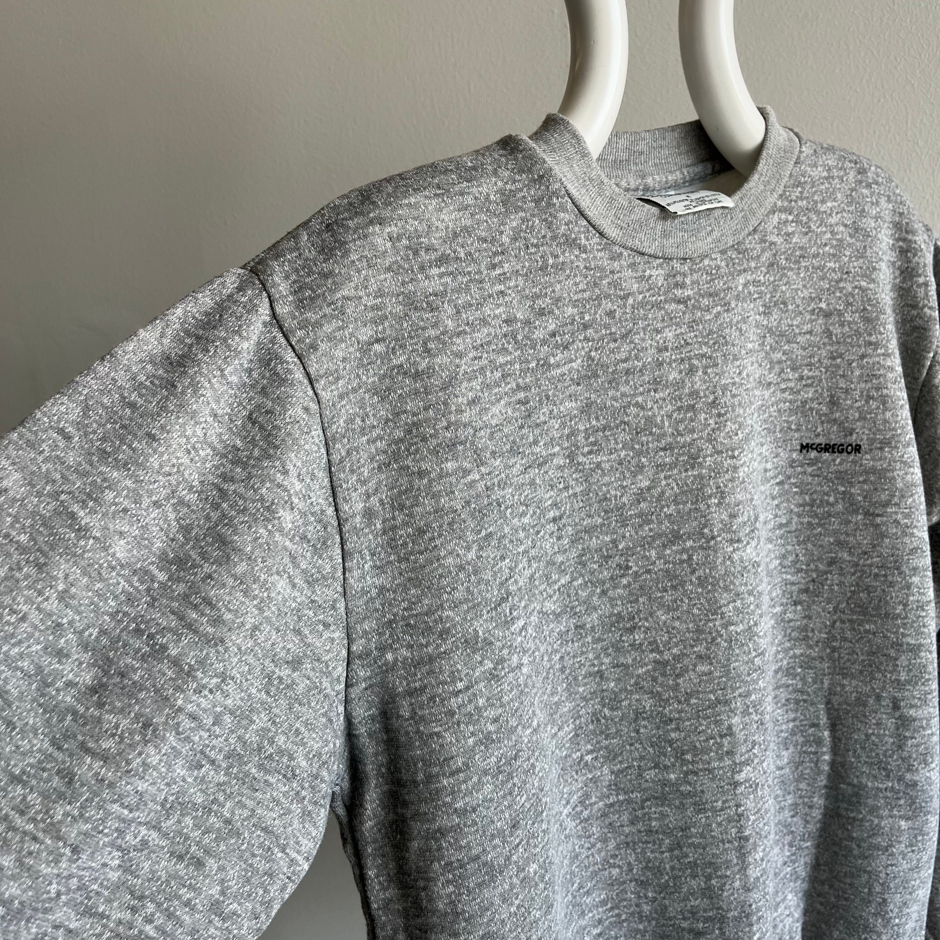 1980s MsGregor - Never Worn - Gray Sweatshirt - So Cozy