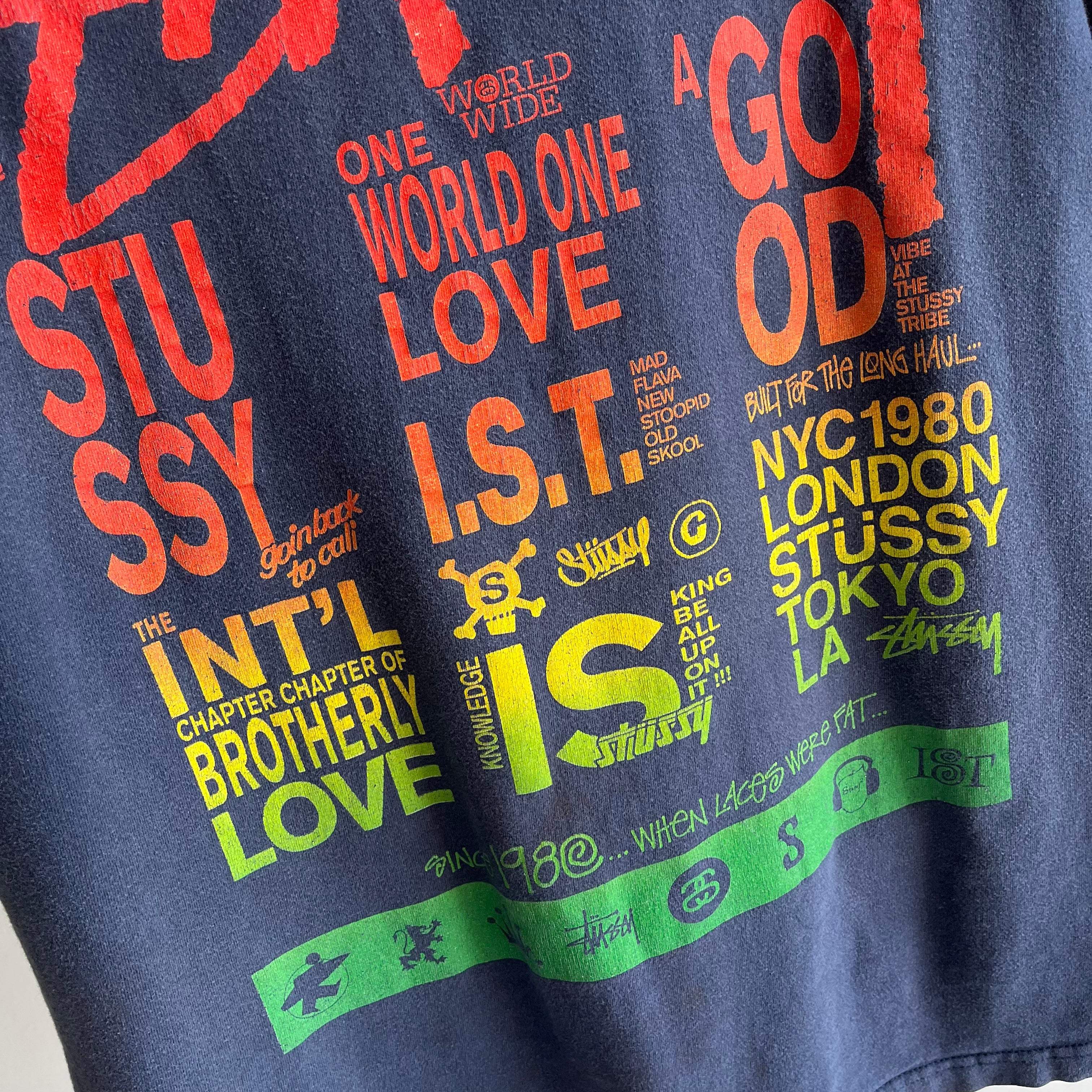 1990s Stussy T-Shirt - WOWOWOW