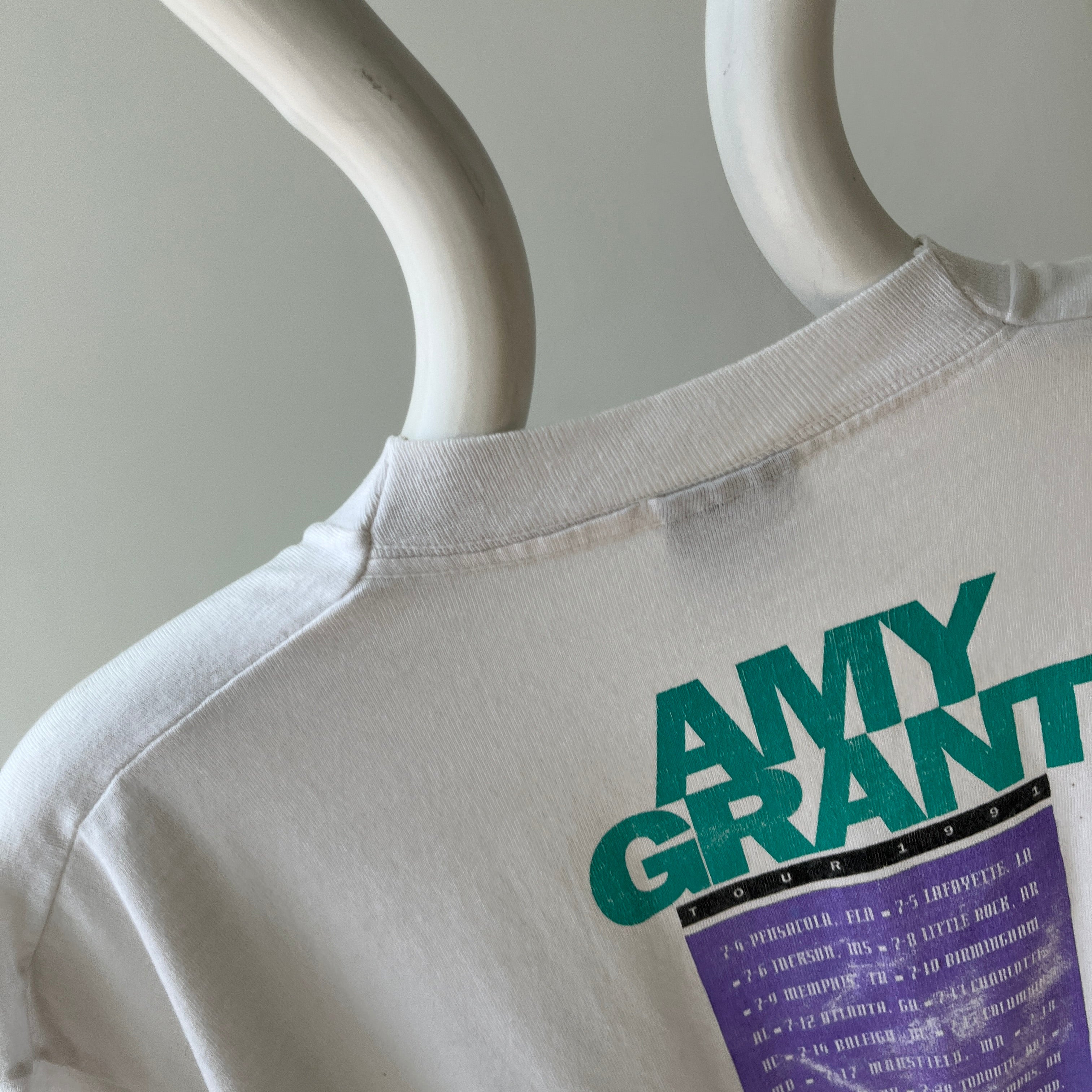 1991 Amy Grant Heart In Motion Tour T-Shirt