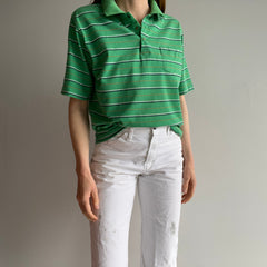 1970s Striped Lightweight Polo Shirt - THIS