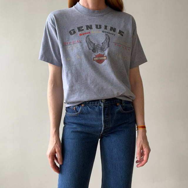 1995 Harley Genuine Rough Rider Quality T Shirt